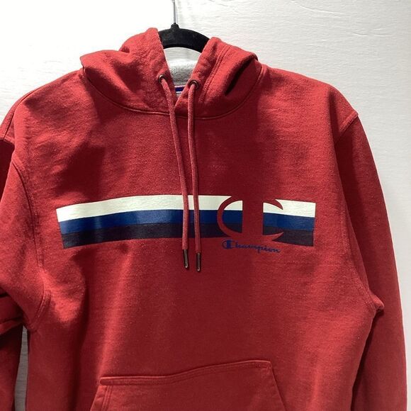 Champion Authentic Athleticwear Red Pullover Sweatshirt With Hood S Women’s - Picture 2 of 6